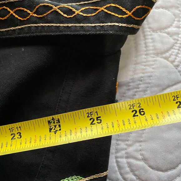 Floral Embroidered Jacket AOP XL Boho Cottagecore Coquette Western Bohemian b1-6 - Picture 7 of 8